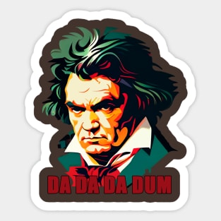 Beethoven, Ludwig Van Sticker